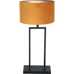 Steinhauer tafellamp Stang - zwart - metaal - 30 cm - E27 fitting - 3859ZW