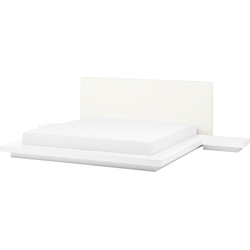 Beliani ZEN - Tweepersoonsbed-Wit-MDF