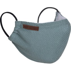 Knit Factory Lola Mondmasker - Stone Green - One Size