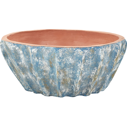 Beliani OSTRYA - Plantenbak voor buiten-Blauw-Terracotta