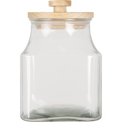 Clayre & Eef Voorraadpot  2800 ml Glas Voorraadbus