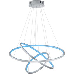 Moderne Hanglamp  Aaron - Metaal - Grijs