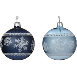 Kerstballen glas d8 cm a2 J