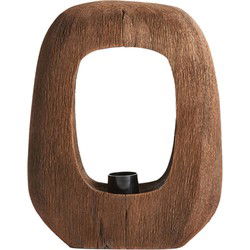 Light & Living - tafellamp - Kelafo - bruin - hout - E27 - 7041064