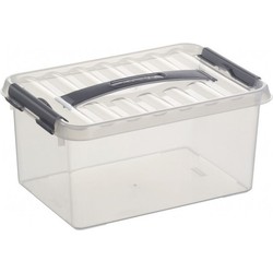 Sunware opbergbox - transparant - 6L - 30 x 20 x 14 cm - Opbergbox