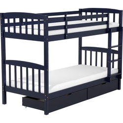 Beliani REVIN - Kinderbed-Blauw-Dennenhout