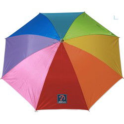 Atosa Design parasol - Multi kleuren - D180 x H200 cm - zomer/strand - 8 vlakken - Parasols