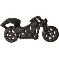 Clayre & Eef Flesopener  19x3x9 cm Bruin Ijzer Motor Bieropener