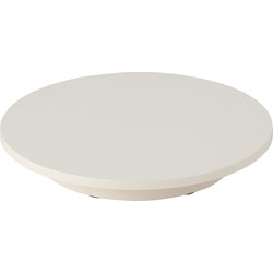 J-line - Draaischijf Rond 100kg Plastiek Wit Small - 42x42x6cm