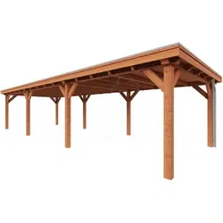 Trendhout douglas overkapping Siena, 1115 x 415 cm
