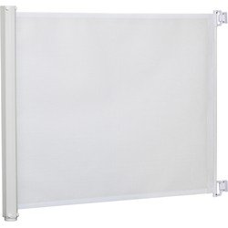 4goodz PawHut Uitschuifbaar Traphek 115x82,5 cm voor Huisdieren - Wit