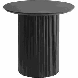 Beliani LEONA - Bijzettafel-Zwart-MDF