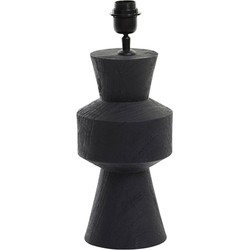 Light & Living - tafellamp - Gregor - zwart - hout - losse armatuur - E27 - 1733512