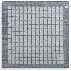 Knit Factory Gebreide Keukendoek - Keukenhanddoek Alice - Ecru/Granit - 50x50 cm
