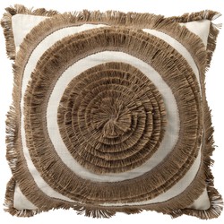 Dutch Decor LEI - Sierkussen 45x45 cm - Natural - bruin - Dutch Decor