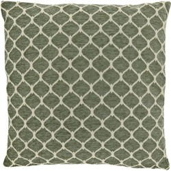 Unique Living - Sierkussen Miley Tea Green -45x45cm