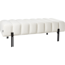 CAREY - Bankje - Gebroken wit - Polyester