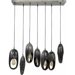 AnLi Style Hanglamp 7x open oog dubbel