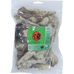Natuurlijke Snack lamsoren met vacht zak a 250g