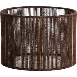 Light & Living - kap - Tossa - bruin - textiel - Ø 30cm - E27 - 2230953
