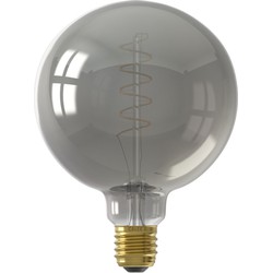 LED volglas Flex Filament Globelamp 220-240V 4W 136lm E27 G125, Titanium 1800K Dimbaar