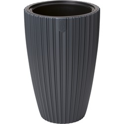 Form Plastic Plantenpot - kunststof - antraciet - 30 x 48 cm - Plantenpotten