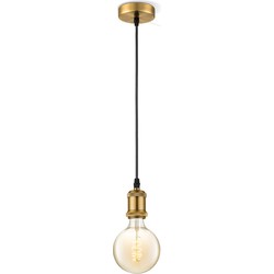Home sweet home hanglamp Vintage Spiral g125 - Brons - amber