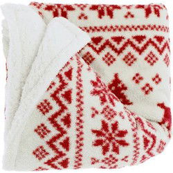 Plaid Mirre 130x160 cm red