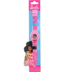 Barbie LCD Horloge Roze