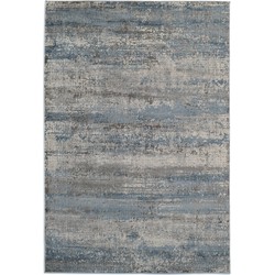 Vercai Rugs Invista Collectie - Hoogpolig Vloerkleed - Zacht Tapijt voor Woonkamer - Polyester - Grijs Blauw - 200x290 cm