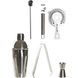 RVS cocktailshaker set 6-delig 550 ml - Cocktailshakers