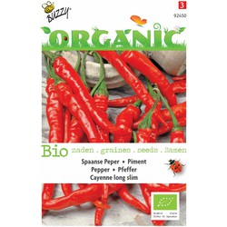 5 stuks - Organic Peper Cayenna (Skal 14275) - Buzzy