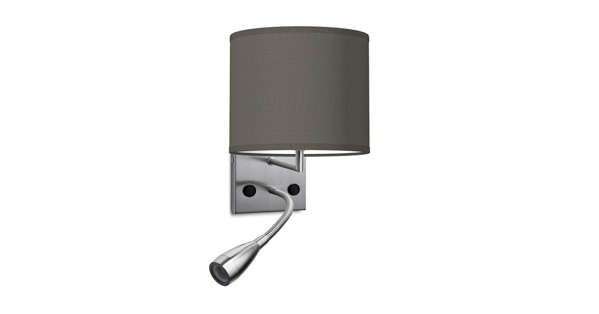 wandlamp read bling Ø 20 cm - antraciet