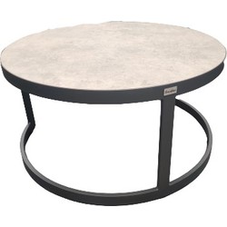 Domenico koffie tafel 80 cm antraciet - Driesprong Collection