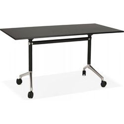 FLEXO COMPLET klapbureau 160x80x73 cm Zwart