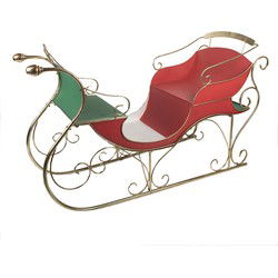 Clayre & Eef Arrenslee Kerst Groot Rood Metaal