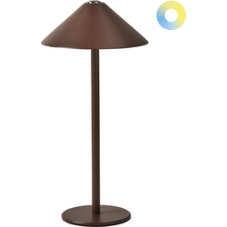 Beliani FRANCOLI - Tafellamp-Bruin-Aluminium