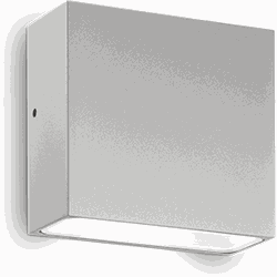 Moderne Wandlamp - Ideal Lux Tetris-1 - Grijs - Aluminium - G9 - 10x4x9 cm