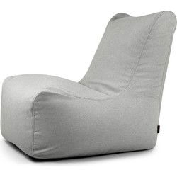 Nordura Seat: loungekussen/ zitzak lichtgrijs 105 cm - met vulling - binnen & buiten