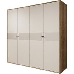Meubella - Kledingkast Riggs - Beige - 224 cm