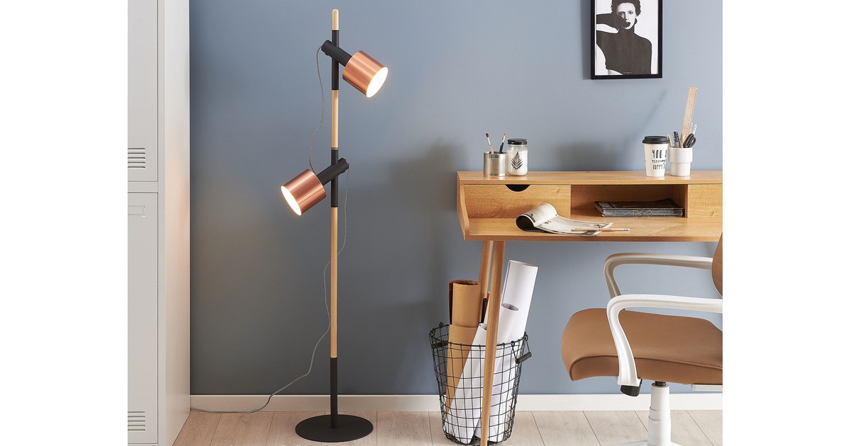 Staande lamp zwart OWENS