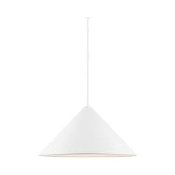 Hanglamp Deens design modern en geometrisch gevormd wit 50W