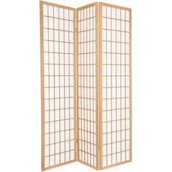 Fine Asianliving Japanse Kamerscherm B135xH180cm 3 Panelen Shoji