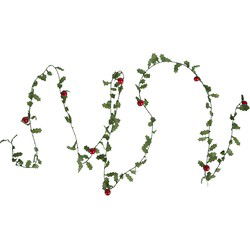Clayre & Eef Kerstslinger Guirlande Groen Kunststof