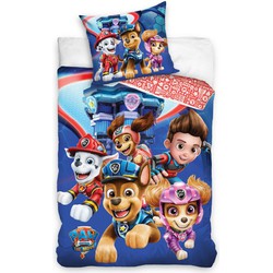 Paw Patrol Dekbedovertrek - Eenpersoons - 140x200 cm - Kussensloop 60x70 cm - Katoen - Multi - Hot Item!