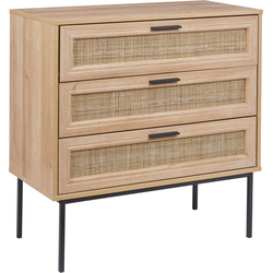 Beliani PASCO - Commode-Lichte houtkleur-Vezelplaat