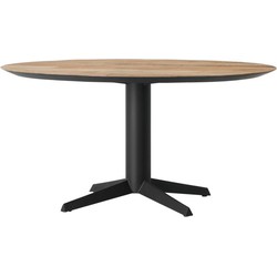 DTP Home Dining table Soho round 150 TEAKWOOD,76xØ150 cm, recycled teakwood top