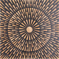 PTMD Wandpaneel Jordie - 60x3x60 cm - Hout - Bruin