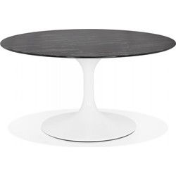 Ronde woonkamersalontafel GOST MINI 90x90x38 cm Zwart