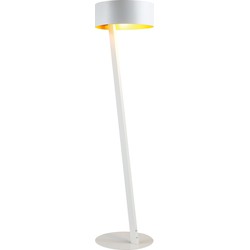 NOMA vloerlamp wit/goud E27 excl